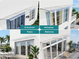 Instahut Window Door Awning 0.4mx3m Transparent AWN-04X3-CLR