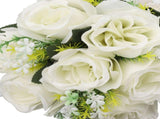Wedding Bouquets Silk and Plastic Romantic Exquisite Comfortable Handle Beautiful Bridal Bouquet for V1294-YM0901-3115230071511