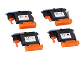 4 Pcs Printhead Printer Head Magenta Black Cyan Yellow Print Head Replacement for HP Designjet 100 V1294-YM0703-3113230045411