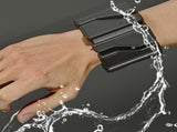 Weighted Silicone Wrist Bands Adjustable for Exercise Fitness & Strength Black V1308-DSZKI-276-1