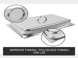 9L Chafing Dish Set Buffet Pan Bain Marie Bow Stainless Steel Food Warmer V201-BRO1-AU