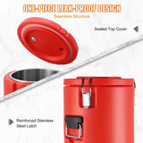 Stainless Steel Insulated Beverage, 17.2 Liter, Thermal Hot and Cold Drink Server V952-YLHLQQYX5JL0EEU4SV0