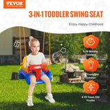 VEVOR 3-in-1 Toddler Swing Seat Baby Swing Seat with Adjustable Ropes Snap Hooks V952-3H1YYEQQZYSHC367VV0
