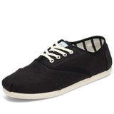 TOMS Heritage Mens Canvas Casual Shoes Sneakers Lace Up Low Cut - Black V563-10013543-US9