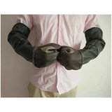 Thick Cowhide Animal Handling Gloves for Dog Cat Bird Snake Parrot Lizard, Anti-Bite and Scratch V1189-LC-DG-00061