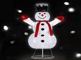 Jingle Jollys Christmas Lights 200 LED 175cm Fairy Light Snowman Decorations XMAS-MOT-C-SNOW-WH
