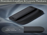 Premium Leather Car Seat Gap Filler Organizer , Clever Gifts for Car SUV Truck V1107-800-15724-BRN-2PCS