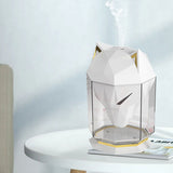 Desktop Humidifier with Cool Ambiance Light Wolf Shape 650ml Large Capacity Silent Air Purifier for V1294-YM0901-3113240172211