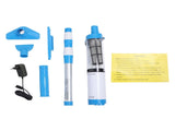 3 in 1 Handheld Pool Vacuum Cordless Rechargeable IPX7 Water Proof 1.5h Run Time Hot Tub Vacuum V1294-YM0901-3111240086412