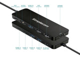 Simplecom CHT811 11-in-1 USB-C 4K Triple Display MST Docking Station with Dual HDMI DP V28-SIMCHT811