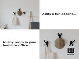 3pcs Wall Hooks Decorative Wall Mounted Coat Hooks for Hanging Coats, Scarves, Bags, Purses, V1366-AZ2-W-06773