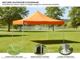 Wallaroo 3x3 PopUp Orange Gazebo Marquee Outdoor Tent GAZ-POP-3X3-OR