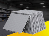 Giantz Garage Floor Tiles Interlocking PP Flooring 25PCS 30x30cm Grey GFT-30X30-25P-GR