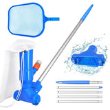 Robot Pool Swimming Pool Maintenance Kit with Vacuum and Pool Skimmer, 5 Handle Handles, Leaf Bag V1237-ZY-528-252