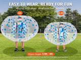 Inflatable Bumper Ball 1-Pack, 5FT/1.5M Body Sumo Zorb Balls for Teen & Adult, 0.8mm Thick PVC Human V952-CRKCQPPQZJ5YWXGIHV0