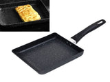 Mini Frying Pan Black Household Portable Japanese Style Egg Frying Pan Rectangular Mini Omelet Pan V1294-YM0626-3118220318611