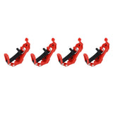 4 Sets Roof Shovel Mount Heavy Duty Multipurpose Metal Rubber Clamp Mounting Bracket for Roof V1294-YM0901-3114240060112