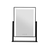 Embellir Makeup Mirror 30x40cm Hollywood Vanity with LED Light Rotation Black MM-STAND-3040LED-BK