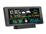 Digital Weather Clock Home Wireless Indoor Outdoor Temperature Alarm Clock 7.5in Color Display V1294-YM0901-3111240141111