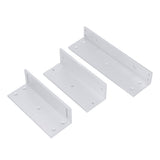 Aluminum Alloy Z and L Bracket for Single Door 500KG 1200lbs Holding Force Electromagnetic Lock V1294-YM0901-3114240114211