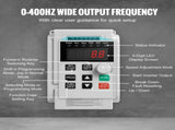 VFD 2.2KW 10A 3HP Variable Frequency Drive for 3-Phase Motor Speed Control V952-BPDSQ3HP0000FEVFCV7