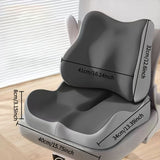 black**Waist Support and Seat Cushion Combo Scientifically Supports the Back, Breathable and V1102-JYZD001