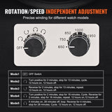 Watch Winder, Watch Winder for 4 Men's and Women's Automatic Watches, with 4 Super Quiet Japanese V952-SBZDSLH4Z000JJWPBV3