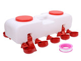 Automatic Chicken Waterer Anti Tipping Plastic Hygienic Chicken Watering System for Poultry Farm V1294-YM0901-3111240237611