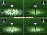 Solar Landscape Lights 4-Pack 10-LED Warm White Outdoor Lights Garden Lights - White - Size 13.4in V1107-118-95995-WHT