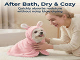 LGCASL 2026 New Puppy Bathrobe with Hood, Bathrobe Absorbent Towel for Smalls Fast Drying V1189-LWWAL-20260325-02726