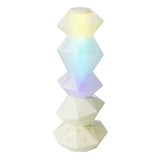 RGB Magic Crystal Speaker Lamp with Bluetooth, Music Sync, and Ambient Lighting for Gaming Desk, V1341-ZY-3B2UUVYM-WHITE