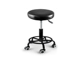 Levede 2x Salon Stool Swivel Bar Stools T4498-BKSTANDX2