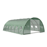 Green Fingers Greenhouse 6x4x2M Walk in Green House Tunnel Plant Garden Shed Dome GH-WALK-F-600X400X200-GN-AB
