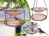 Squirrel Proof Bird Feeder With Large Capacity For Outdoor Garden Wild Bird Watching And Attracting V1369-AZ3-W-25186