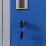 12-Door Locker for Office Gym Shed School Home Storage - Standard Lock with Keys V63-838971