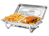 Alston 4.5LX2 Chafing Dish Set, Premium 410 Stainless Steel Buffet Warmer, Bain Marie Food Server XFYA-BW-2T