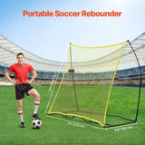 7x7FT Soccer Rebounder Portable Soccer Trainer Net with Portable Bag V952-ZQHDWTZDZBXGBPZ5WV0
