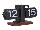 Digital Flip Desk Clock 12 Hours Single Sided Battery Powered Retro Mechanical Auto Flip Down Clock V1294-YM0901-3115240060315