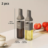 automatic opening glass bottles, oil bottles, condiment bottles, kitchen storage, soy sauce bottles, V1102-122-71099-GRY-500ML