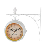 Retro Wall Clocks Double side Living Room Mute Metal Home Decoration V1294-YM0901-JY31433