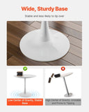 VEVOR 31.5 in Round Dining Table Wood Kitchen Table for 2-4 Person V952-YXCZBKTZMDBTQBT62V0