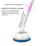 Wireless Window Cleaner 180 Degree Rotating Wiper for Glass Floor Ceiling Kitchen Home V1369-AZ3-W-10308
