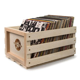 Victrola Revolution Go Turntable - Blue Bundled Record Storage Crate V398-VTR-750SB-BLU-BSC