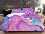Marble Comforter Set, King Size, Quilted Soft Microfiber Bedding for All Seasons V745-MAB010776AJ3