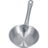 Stainless Steel Frying Pan Single Handle Fried Pan Cookware for Home induction Cooker7.9x2.0in V1294-YM0714-3118210229311