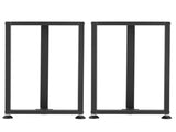 Table Legs, 740 x 450 mm Square T Shape Steel Furniture Legs, Modular Design, Easy Assembly, V952-ZTCFKFXTK281F1QMG001V0