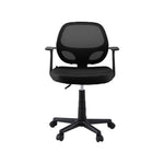 Artiss Mesh Office Chair Computer Gaming Desk Chairs Work Study Mid Back Black OCHAIR-H-FZ14-BK