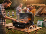 ASMOKE Essential Portable Smart Wood Pellet Grill Smoker & 6pc BBQ Tool Set 20lb Applewood Pellets V642-XFAS-ESS-GRL-TLK6-AP20LB