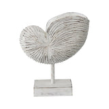 Handcrafted Shell Figurine On Base 26x27cm V637-33709SHL