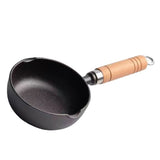 Cast Iron Pot Even Heating Multifunctional Non Stick Pot for Stir Frying Kitchen Supplies 18 X 5cm / V1294-YM0901-3118240122213